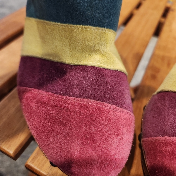 COACH multicolor suede clogs - Picture 5 of 7